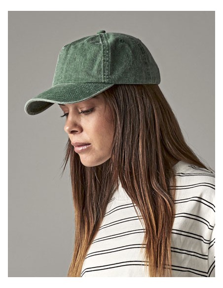 BEE-B657-Relaxed 5 Panel Vintage Cap 2
